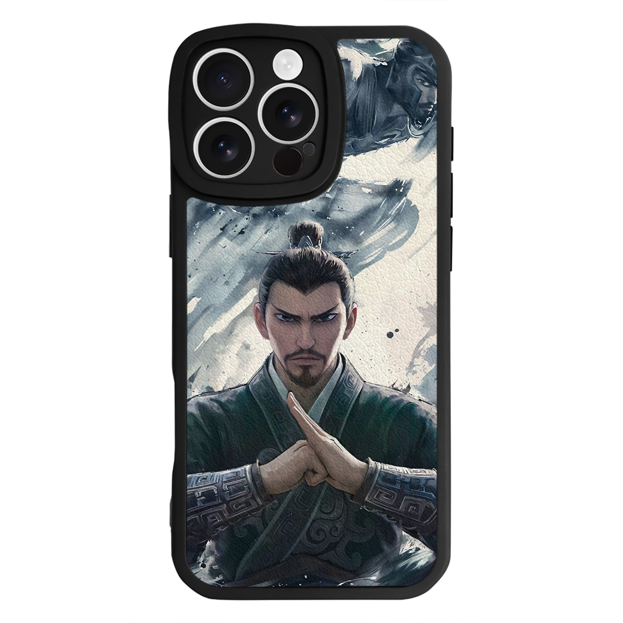 （画像用） Ne Zha 2 ナタ 魔童の大暴れ 【iPhone 16シリーズ対応】シリコンスマホケース（レザー調） 材質：シリコン